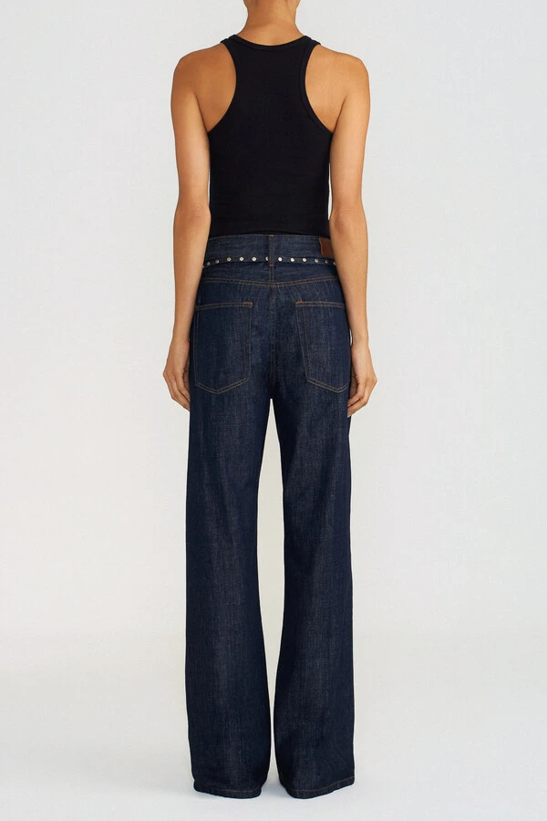 Calça Loose Raw Denim