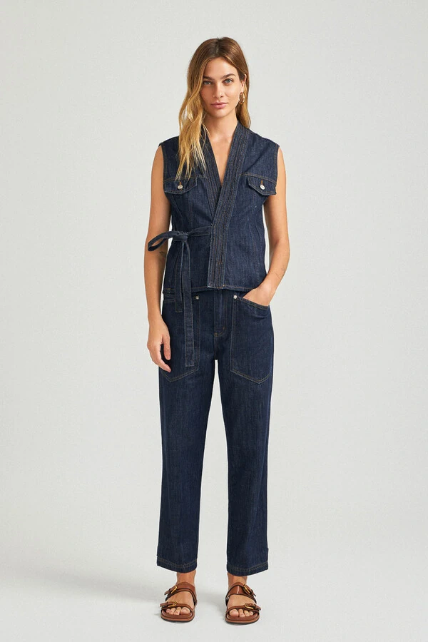 Calça Relaxed Raw Denim