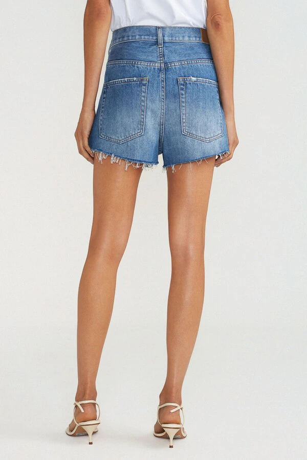 Shorts Crossover Jeans Médio