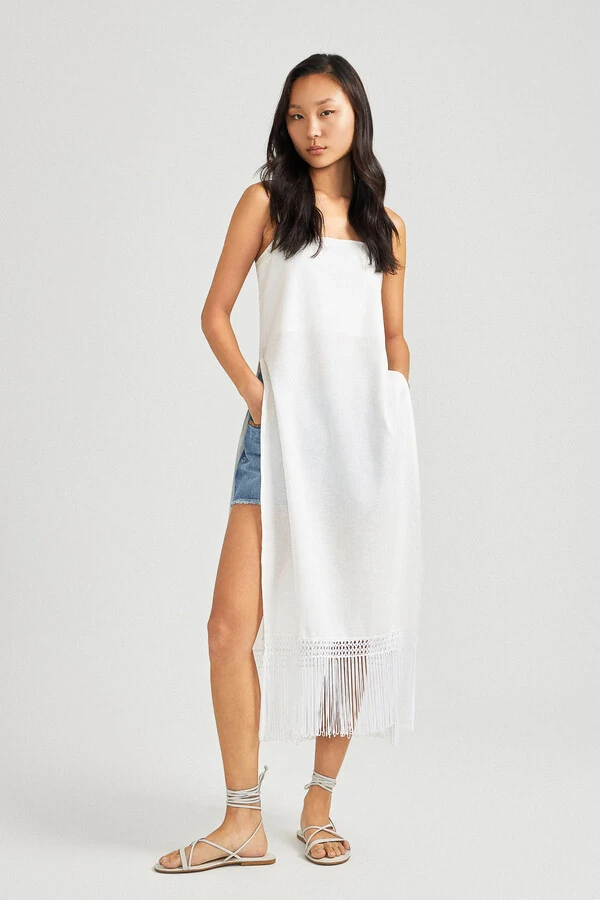 Short Urban Tie Up Jeans Médio