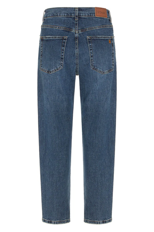 Calça Baggy Bia Jeans Escuro