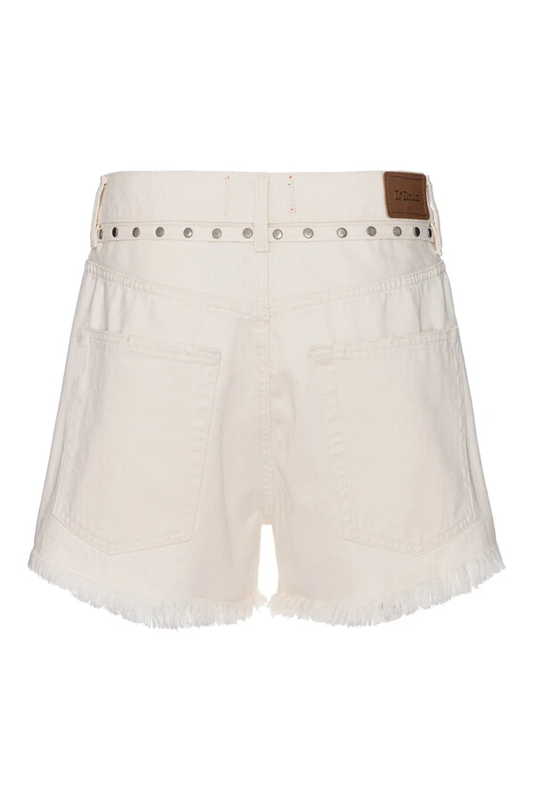 Short Loose Natural Denim
