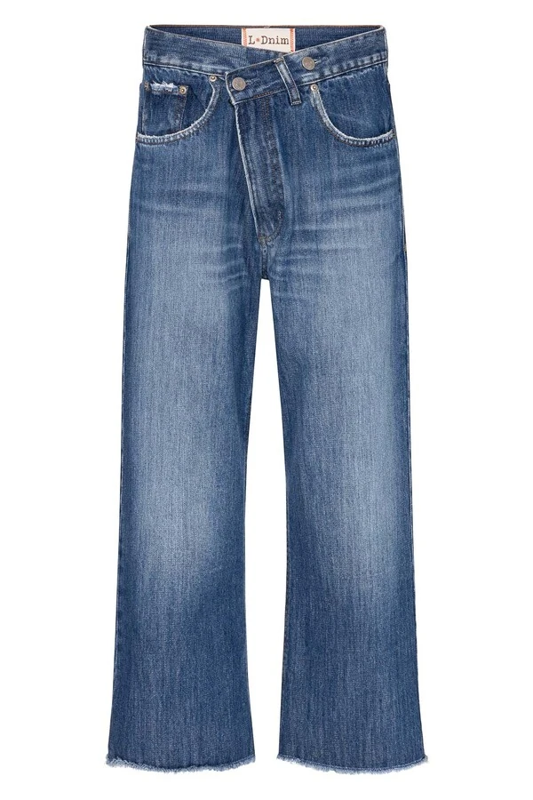 Calça Cross Over Jeans Médio