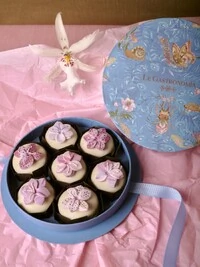 Caixa Bichos 07 Pães de Mel com Flor 3D