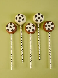 Pirulito Pão de Mel Tradicional com Aplique de Bola de Futebol