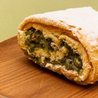 Rocambole Pistache de Natal