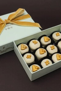 Caixa 12 Mini Pães com Rosh Hashaná