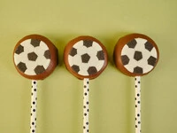 Pirulito Pão de Mel Tradicional com Aplique de Bola de Futebol