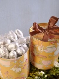 Lata Páscoa Ovinhos de Chocolate ao Leite