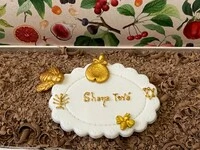 Rocambole Pão de Mel Doce de Leite com plaquinha Shana Tová