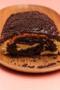 Rocambole Brigadeiro ao Leite