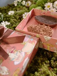 Caixa Páscoa 2 Ovinhos 70gr - Pão de Mel com Doce de Leite, Brigadeiro, Trufa ou Marzipan