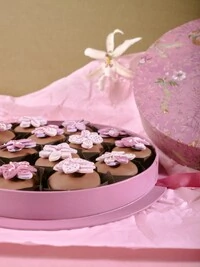 Caixa Bichos 14 Pães de Mel com Flor 3D