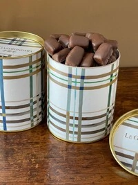 Lata Xadrez 30 Balas Pão de Mel
