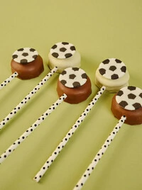 Pirulito Pão de Mel Tradicional com Aplique de Bola de Futebol