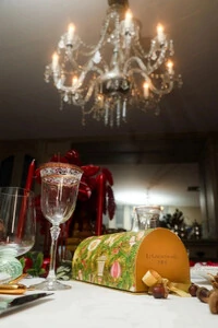 Rocambole Pistache de Natal