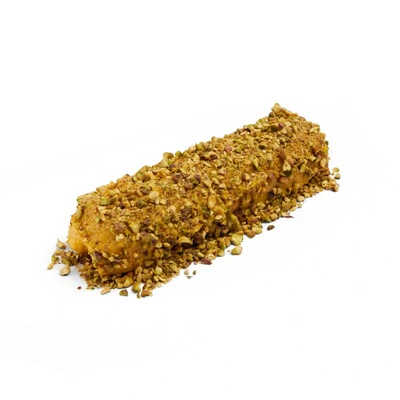 Foto Rocambole Pistache com Ovos Moles de Natal