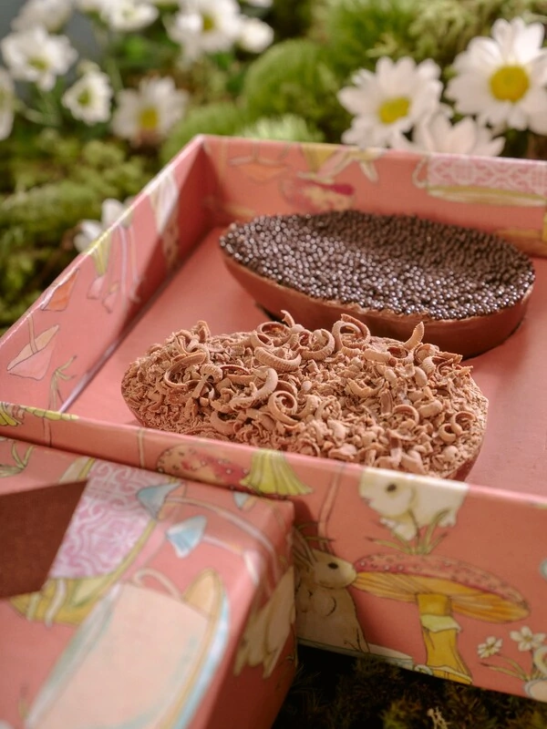 Caixa Páscoa 2 Ovinhos 70gr - Pão de Mel com Doce de Leite, Brigadeiro, Trufa ou Marzipan