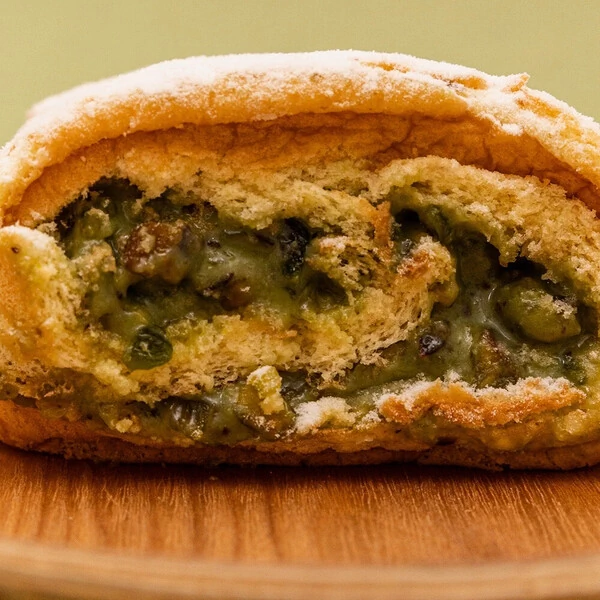 Rocambole Pistache de Natal