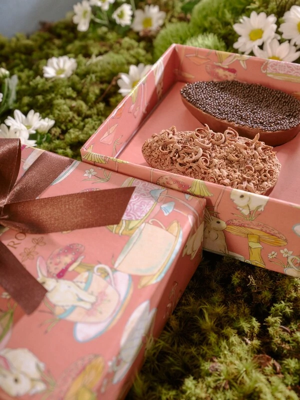 Caixa Páscoa 2 Ovinhos 70gr - Pão de Mel com Doce de Leite, Brigadeiro, Trufa ou Marzipan