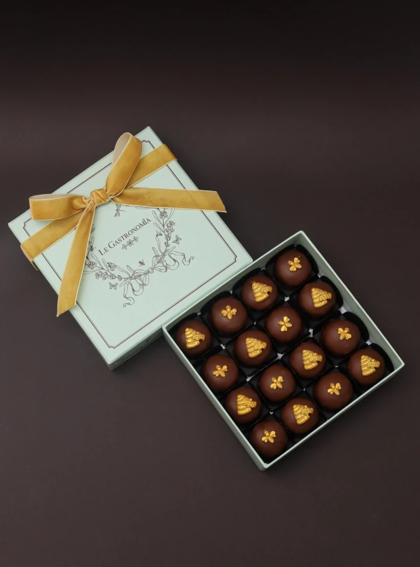 Caixa 16 Mini Pães de Mel com Apliques Rosh Hashaná