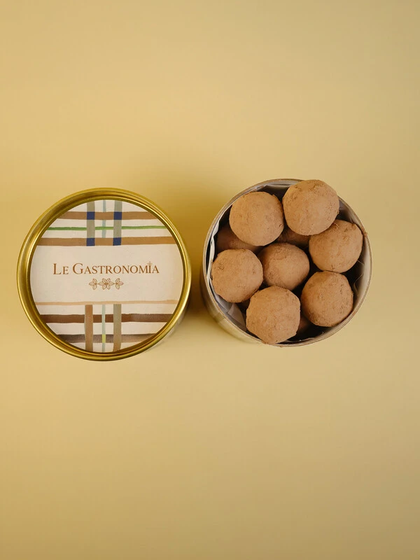 Lata Xadrez 16 Trufas de Chocolate