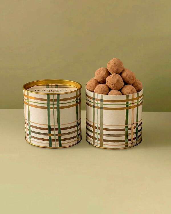 Lata Xadrez 16 Trufas de Chocolate