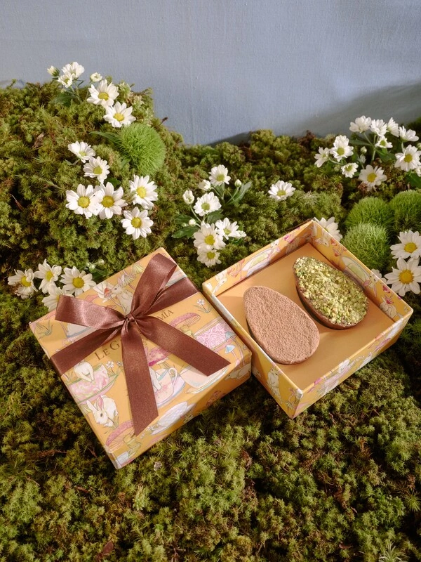 Ovinhos 70gr - Caixa Páscoa 1 Pistache e 1 Sabor