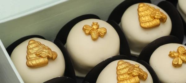 Caixa 6 Mini Pães de Mel com Apliques Rosh Hashaná