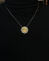 Colar Nossa Senhora Prata 925 Lisa