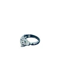 Anel Pantera Zircônia Prata 925 Ródio