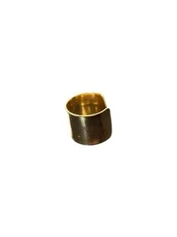 Anel Bracelete aberto Prata 925 Ouro18k