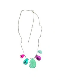 Colar Gota Turmalina Fusion Colors G Prata 925 Ródio