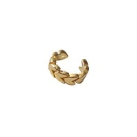 Piercing Fake Folha Prata 925 Ouro 18k