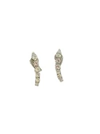 Brinco Eaurcuff Zircônia Prata 925 Ródio