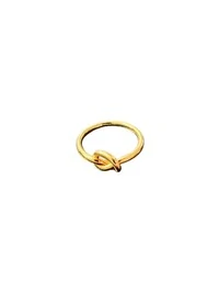 Anel nó Prata 925 Ouro18k