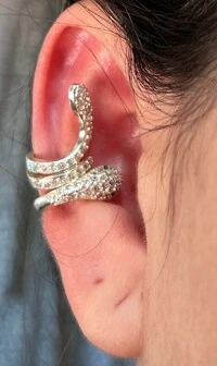 Piercing Fake Serpente (2) em Prata 925 Lisa