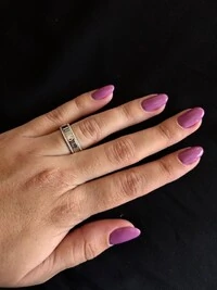 Anel aliança Saturno Love com zircônia borda Prata 925 Ródio