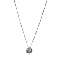 Colar Flor Zircônia Prata 925 Ródio