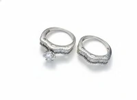 Anel Solitário 2 em 1 Renda zircônia Prata 925 Ródio