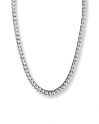 Colar Riviera Pérola 42 cm Prata 925 Ródio