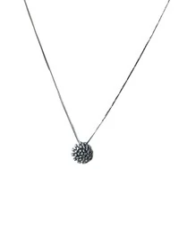 Colar redondo Chuveiro 12mm vazado Prata 925 Ródio