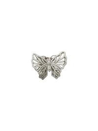Anel Borboleta Zircônia Prata 925 Ródio