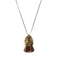 Colar Nossa Senhora lisa Prata 925 Ouro 18 k