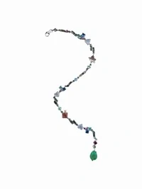 Pulseira Pedra Colors 19 cm Prata 925 Ródio