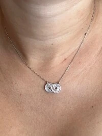 Colar Infinito Bagheti Prata 925 Ródio