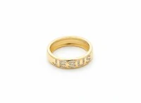 Anel Jesus zircônia Prata 925 Ouro 18 k
