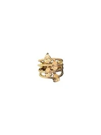 Anel 4 zircônias gota Prata 925 Ródio