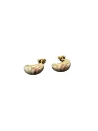 Brinco Argola meia trabalhado P Prata 925 ouro 18k