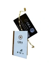 Pulseira Elos com alongador 3 quilates Moissanite Prata 925 Ouro 18 k